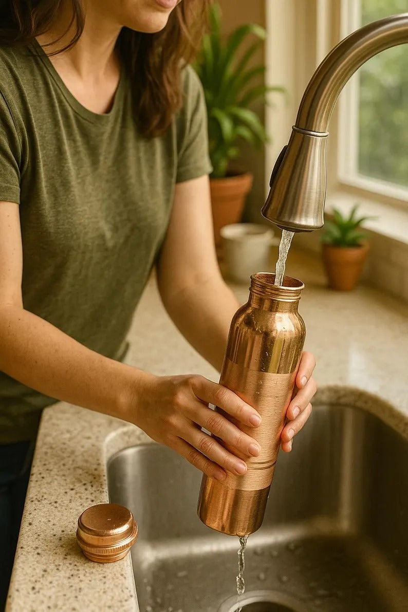 Ayurvedic Copper Water Bottle 100% pure copper