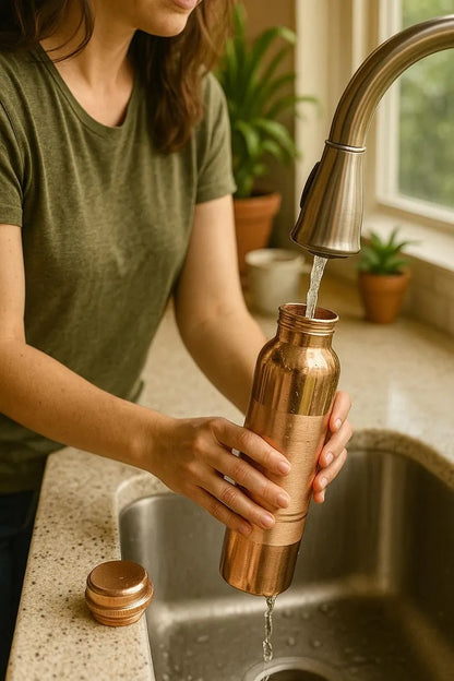 Ayurvedic Copper Water Bottle 100% pure copper