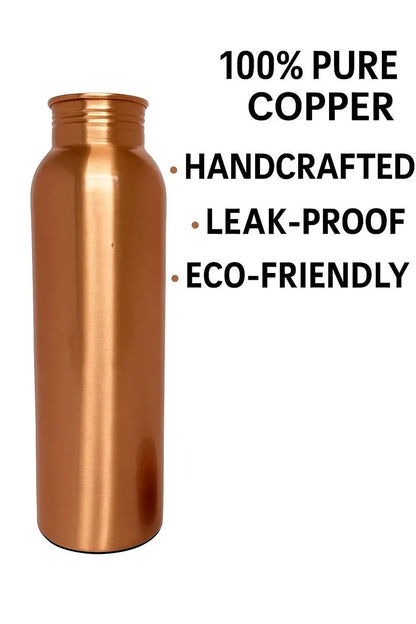 Ayurvedic Copper Water Bottle 100% pure copper